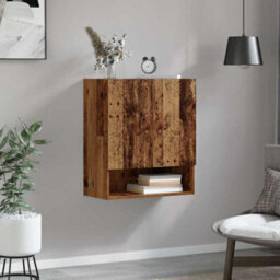 Walplus Wall Cabinet Old Wood 60 X 31 X 70 Cm Engineered Wood - thumbnail 4