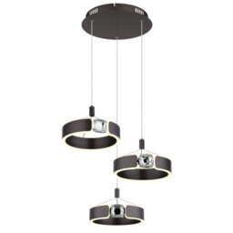 Luminosa Lighting Luminosa Hendricks Cluster Pendant Ceiling Light Bronze Led 3000K