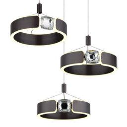 Luminosa Lighting Luminosa Hendricks Cluster Pendant Ceiling Light Bronze Led 3000K - thumbnail 4