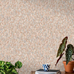 Holden Décor Amazonia Saram Chevron Orange Peach Wallpaper Holden 91290 - thumbnail 4