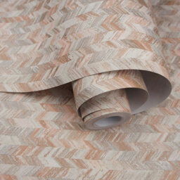 Holden Décor Amazonia Saram Chevron Orange Peach Wallpaper Holden 91290 - thumbnail 5
