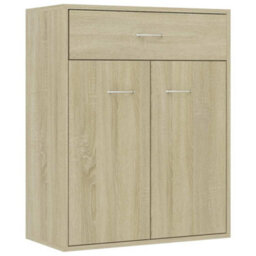 Berkfield Sturdy Sideboard Sonoma Oak 60X30X75 Cm Engineered Wood