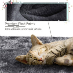 Yaheetech Dark Grey 117Cm Cat Tree Cat Climbing Tower With Perch & Basket & Scratching Posts - thumbnail 6
