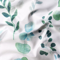 Ohs Watercolour Floral Reversible Bedding Set Duvet Cover With Pillowcase - Green - thumbnail 6