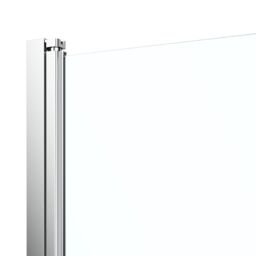 GoodHome Ledava Chrome Effect Mirror Strip Pivot Shower Door (H)195Cm (W)76Cm - thumbnail 5