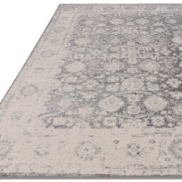 The Rug Edit Grey Ivory Traditional Muse Persian Medallion Rug - thumbnail 4
