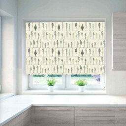 Lister Cartwright All Over Tree Blackout Roller Blinds Easy Fit Child Safety Included (Green, 180 X 140 Cm) - thumbnail 2