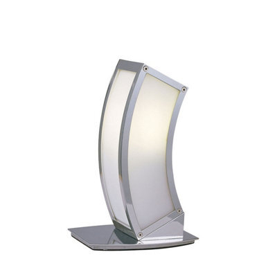 Luminosa Lighting Luminosa Duna Gu10 Table Lamp 1 Light L1/sgu10, Polished Chrome - image 1