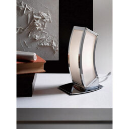 Luminosa Lighting Luminosa Duna Gu10 Table Lamp 1 Light L1/sgu10, Polished Chrome - thumbnail 2
