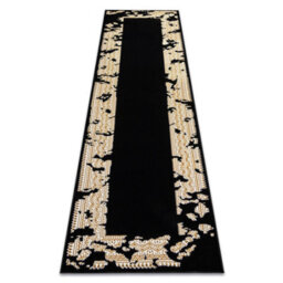 RugsX Carpet, Runner Allure 1965 Frame - Structural, Stylish, Glamour Black Gold 70X200 Cm - thumbnail 4