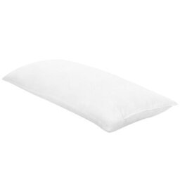 Beliani Bed Pillow Errigal Low Microfibre 40 X 80 Cm White - thumbnail 4