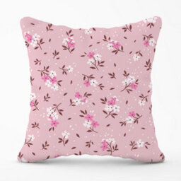 Warren Reed Designer Pretty Pink Flower Pattern Cushions 60Cm X 60Cm - thumbnail 1