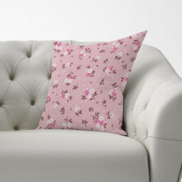 Warren Reed Designer Pretty Pink Flower Pattern Cushions 60Cm X 60Cm - thumbnail 2