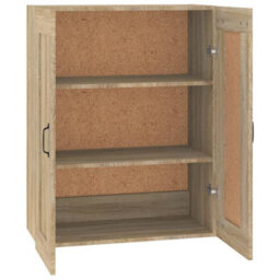 Berkfield Hanging Wall Cabinet Sonoma Oak 69.5X32.5X90 Cm - thumbnail 7