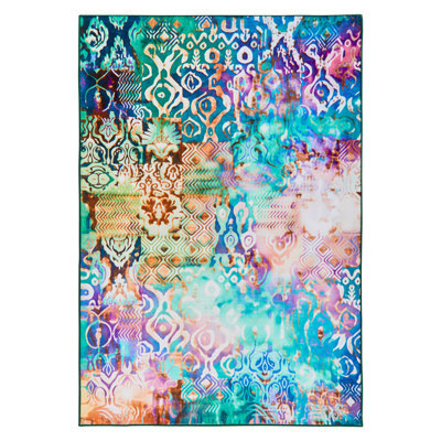 Beliani Rug Isvanta Multicolour 140 X 200 Cm - image 1