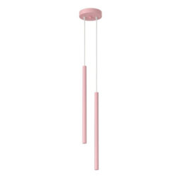 Sollux Lighting Pastelo Steel Pink 2 Lights Modern Pendant Lamps - thumbnail 1