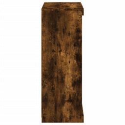 Berkfield Sideboard With Led Lights Smoked Oak 60.5X37X100 Cm - thumbnail 7