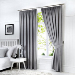 Fusion Dijon Thermal And Blackout Fully Lined Pencil Pleat Curtains - thumbnail 1