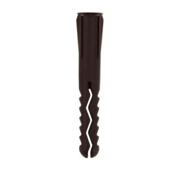 Plasplugs Super Grips Brown Plastic Wall Plug (Dia)6.8mm (L)44.3mm, Pack Of 300 - thumbnail 2