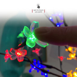 Netta 6Ft Cherry Blossom Tree With 300 Led Lights, Suitable For Indoor And Outdoor Use - Multi-Colour - thumbnail 5