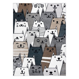 RugsX Carpet Fun Gatti For Children, Cats,  Animals Colorful Multi 180X270 Cm - thumbnail 2