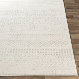Livabliss Roma-Modern Grey White Living Dining Bedroom Rug 200 X 275 Cm Easy Care, Non Shedding - thumbnail 5
