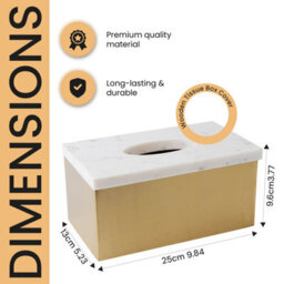 Tissue Box Cover Rectangle Tissue Box Holder For Home Or Office Tissue Storage Car Tissue Box Easy To Refill Dispenser For Facial - thumbnail 3
