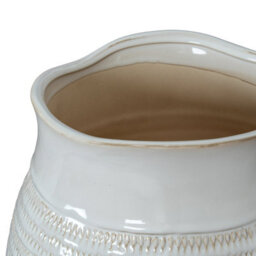 Tava Hewn Bud Vase - Organic Textured Ceramic Decor Accent - thumbnail 3