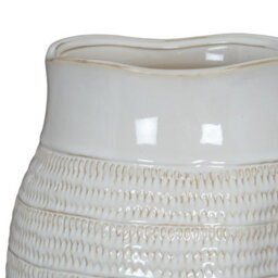 Tava Hewn Bud Vase - Organic Textured Ceramic Decor Accent - thumbnail 4