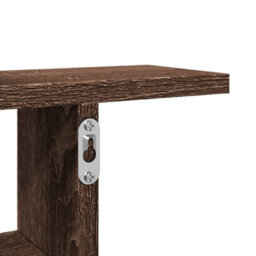 Berkfield Wall Shelves 2 Pcs Brown Oak 38X12X38 Cm Engineered Wood - thumbnail 9