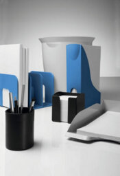 Durable Eco Magazine Rack Recycled Plastic Document File Organiser - A4 Blue - thumbnail 3