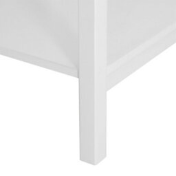 Wyld Haus Maco Set Of 2 White Wooden Bedside Tables With Drawer And Bottom Shelf, 39 X 39 X 61 Cm - thumbnail 8