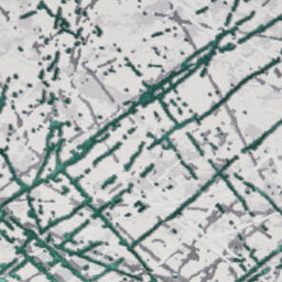 Green Silver Abstract Modern Easy To Clean Rug For Living Room Bedroom & Dining Room-80Cm X 150Cm - thumbnail 3