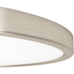 Loops 2 Pack Sleek Modern Satin Nickel Round Ceiling Light For Stylish Indoor Spaces - thumbnail 5
