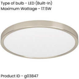 Loops 2 Pack Sleek Modern Satin Nickel Round Ceiling Light For Stylish Indoor Spaces - thumbnail 2