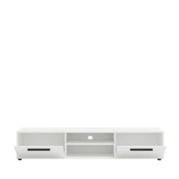 Arte Maxione 10 Tv Cabinet 190Cm - White, Expansive Minimalist Media Centre - thumbnail 4