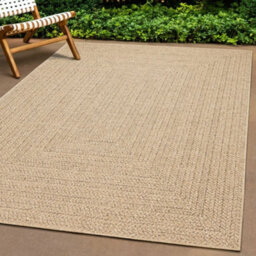 Walplus Rug Zizur 240X240 Cm Jute Look Indoor And Outdoor - thumbnail 1