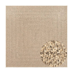 Walplus Rug Zizur 240X240 Cm Jute Look Indoor And Outdoor - thumbnail 2