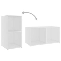 Berkfield Tv Cabinets 2 Pcs White 72X35X36.5 Cm Engineered Wood - thumbnail 7