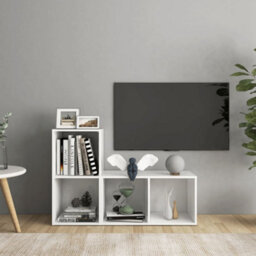 Berkfield Tv Cabinets 2 Pcs White 72X35X36.5 Cm Engineered Wood - thumbnail 1