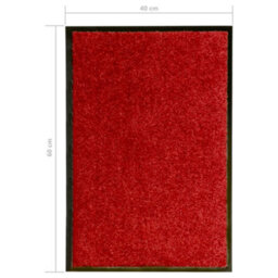 Walplus Doormat Washable Red 40 X 60 Cm - thumbnail 6