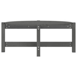 Walplus Coffee Table Grey 87X48X35 Cm Solid Wood Pine - thumbnail 5