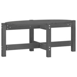 Walplus Coffee Table Grey 87X48X35 Cm Solid Wood Pine - thumbnail 2