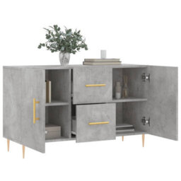Vidaxl Sideboard Concrete Grey 100X36X60 Cm Engineered Wood - thumbnail 4