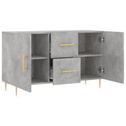 Vidaxl Sideboard Concrete Grey 100X36X60 Cm Engineered Wood - thumbnail 5