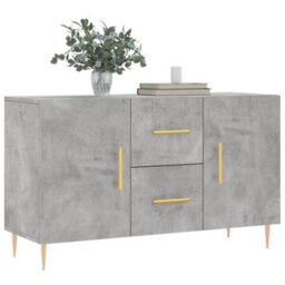 Vidaxl Sideboard Concrete Grey 100X36X60 Cm Engineered Wood - thumbnail 3