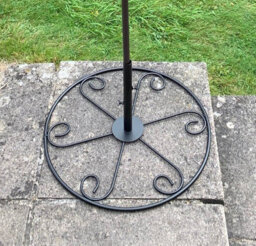 Selections Metal Complete Bird Feeding Station With 4 Feeders & Round Metal Patio Stand - thumbnail 2