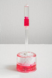 Orsina Acrylic Hearts Toilet Brush Holder Design - thumbnail 3