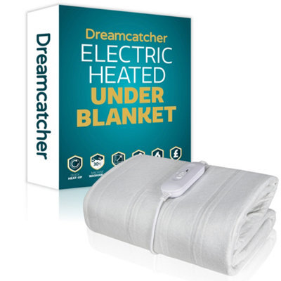 Dreamcatcher King Size Electric Blanket Heated Bed Underblanket Polyester Detachable Control 3 Heat Settings - image 1
