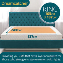 Dreamcatcher King Size Electric Blanket Heated Bed Underblanket Polyester Detachable Control 3 Heat Settings - thumbnail 4